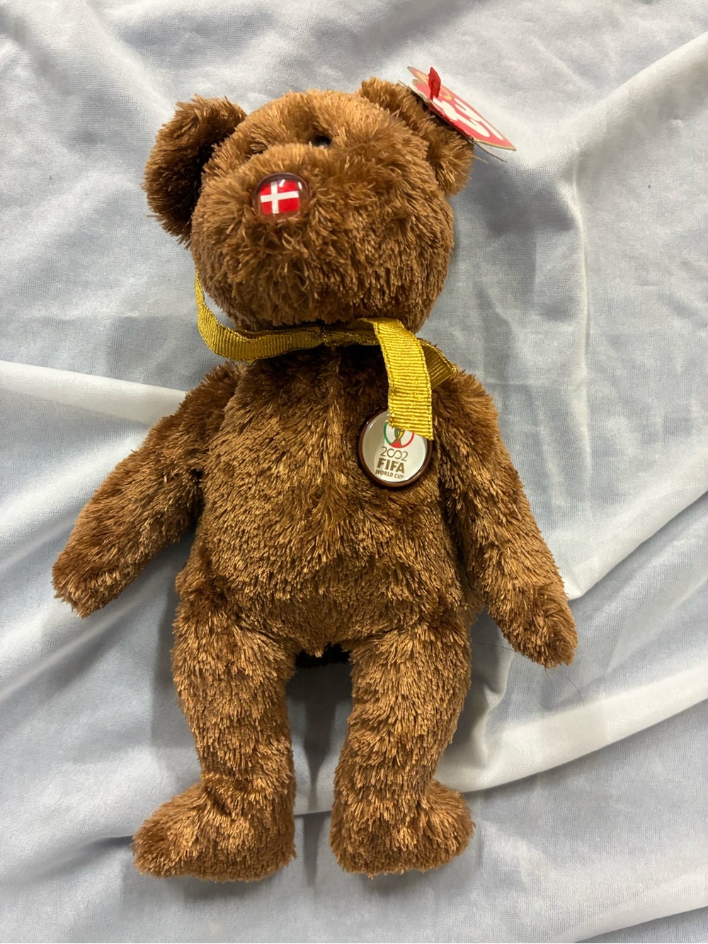TY Champion the Beanie Baby - 2002 FIFA World Cup "England" Bear